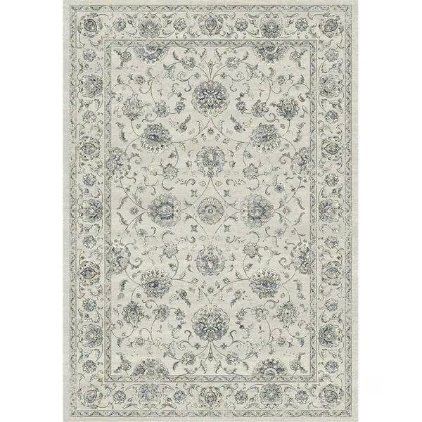 57126 Ancient Garden Collection 3.11 x 5.7 in. Traditional Rectangle Rug- Cream, Dynamic Rugs, Mfr#: AN46571266666